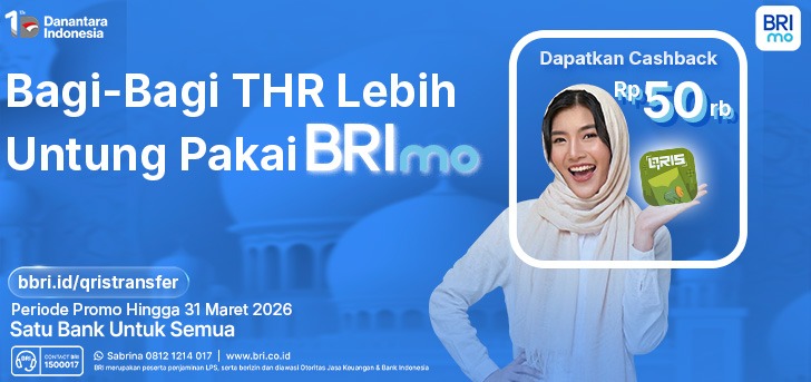 Makin Praktis dan Untung Pakai QRIS Transfer BRImo