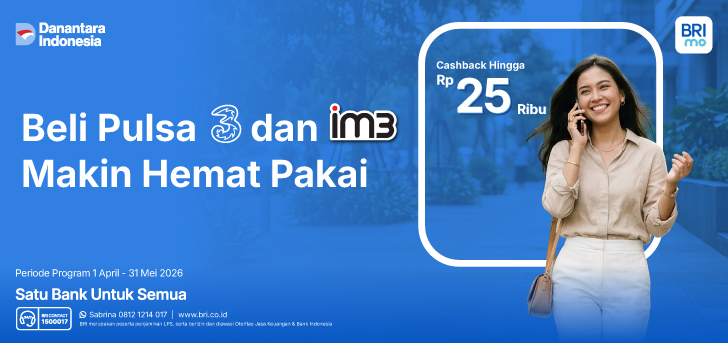 Beli Pulsa Indosat Makin Praktis & Hemat Pakai BRImo