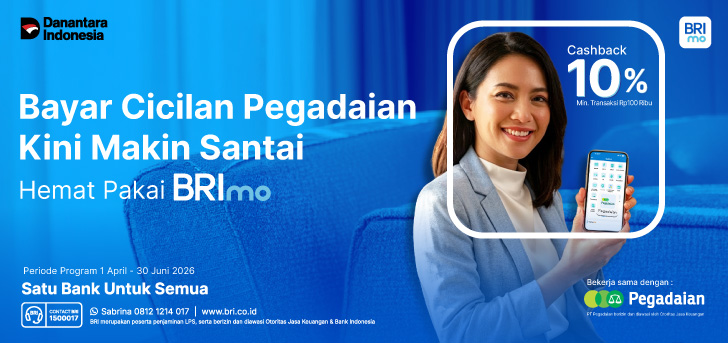 Bayar Cicilan Pegadaian Makin Praktis & Mudah Pakai BRImo