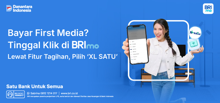 Bayar First Media (XL SATU) Pakai BRImo