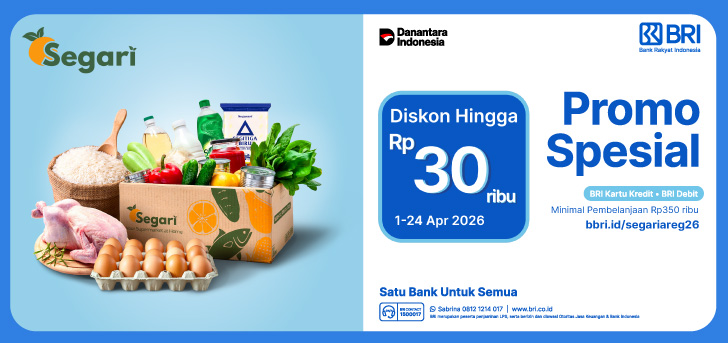 Promo Spesial BRI - Segari  Regular