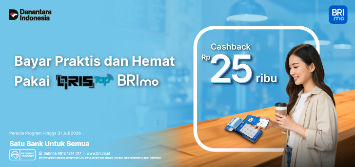 Belanja Makin Praktis dan Hemat Pakai QRIS Tap di BRImo