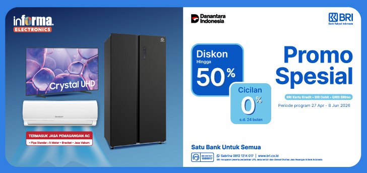 Promo Spesial BRI - Informa Electronic Sale