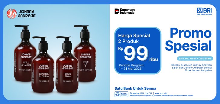 Promo Spesial Johnny Andrean - Diskon 99