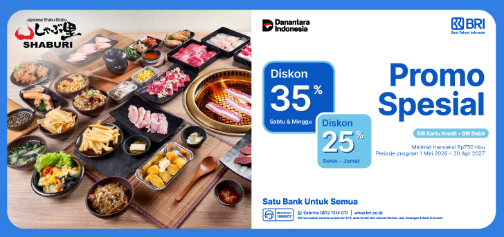 Promo Spesial BRI - Shaburi