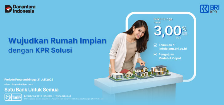 BRI KPR Solusi - Miliki Properti Impian dengan Pembiayaan yang Lebih Mudah dan Fleksibel