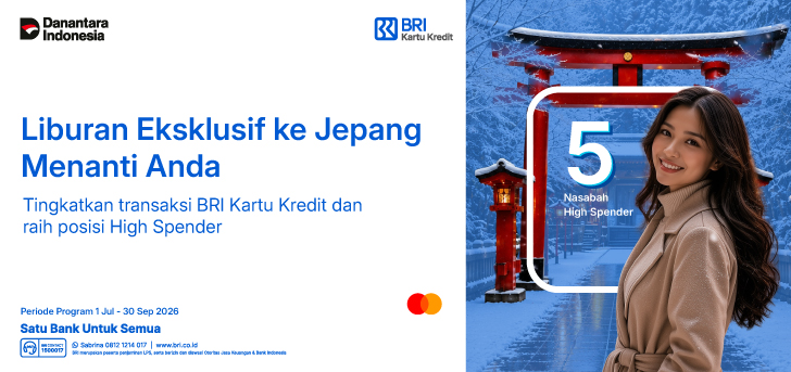 Liburan Ekslusif ke Jepang Menanti Anda dengan Transaksi Menggunakan BRI Kartu Kredit Mastercard