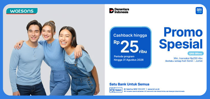 Promo Spesial BRI - Watsons Mei