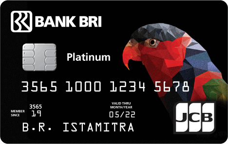 Bri Jcb Platinum Bri Kartu Kredit Bank Bri Melayani Dengan Setulus Hati