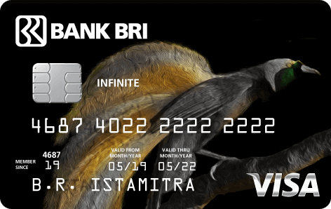 BRI Visa Infinite Front
